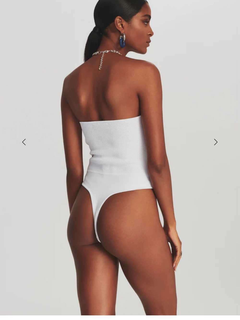 Retrofete Lena White Bodysuit - Picture 4 of 6